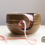 Brown Knitting Bowl