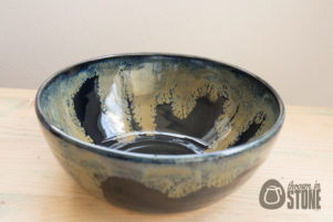 Black and Bronze Handmade Bowl