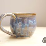 Blue Stoneware Mug