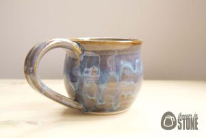 Blue Stoneware Mug