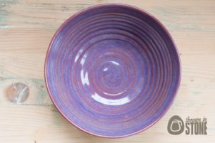Stoneware Serving Bowl - Purple