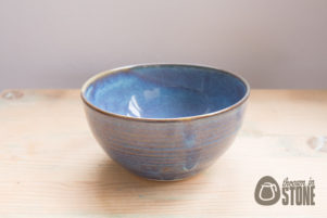 Denim Blue Ceramic Bowl