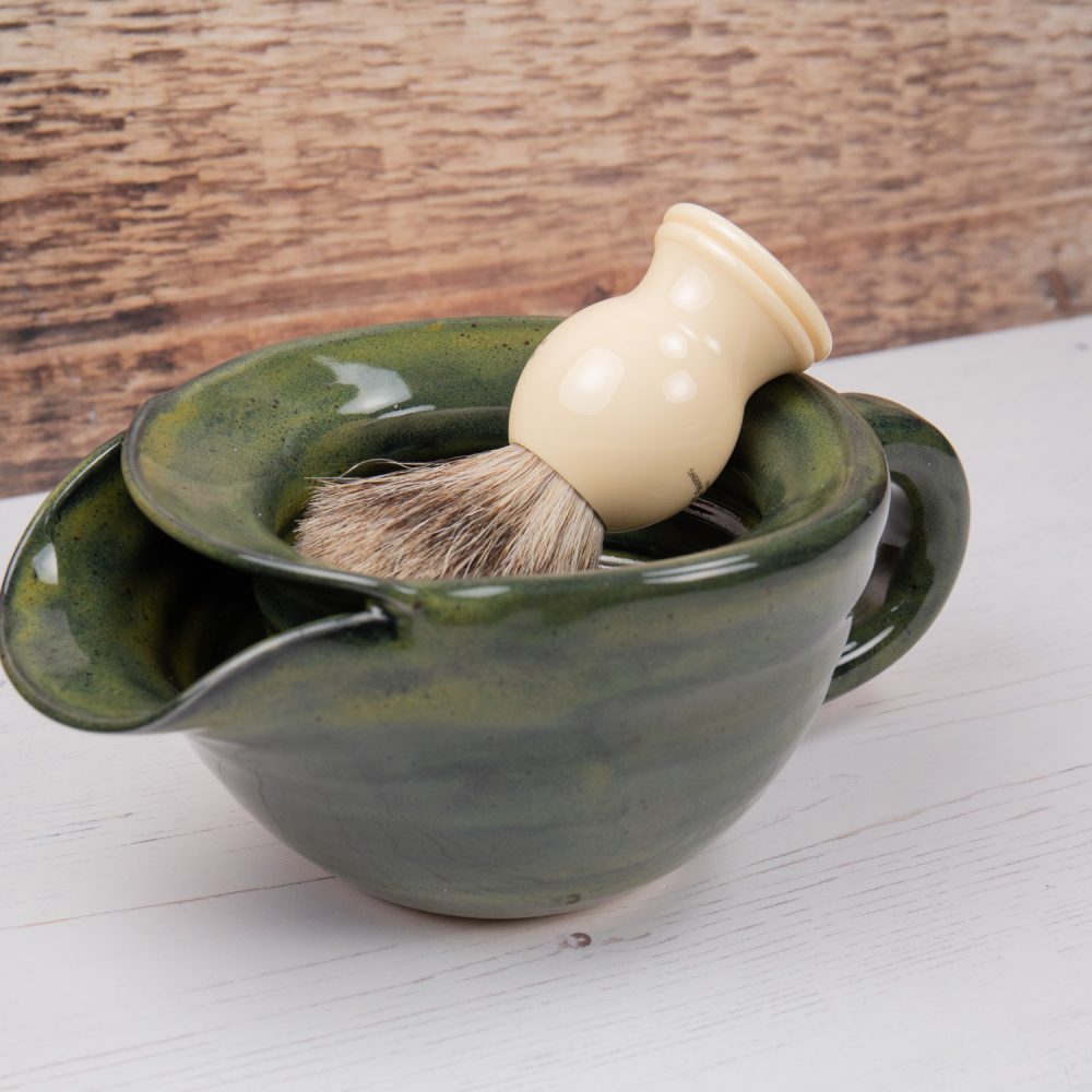 Shaving Scuttle – Spinach Green