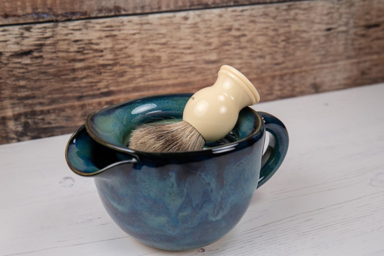 Shaving Scuttle - Midnight Blue