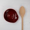 Spoon Rest – Speckled Deep Red
