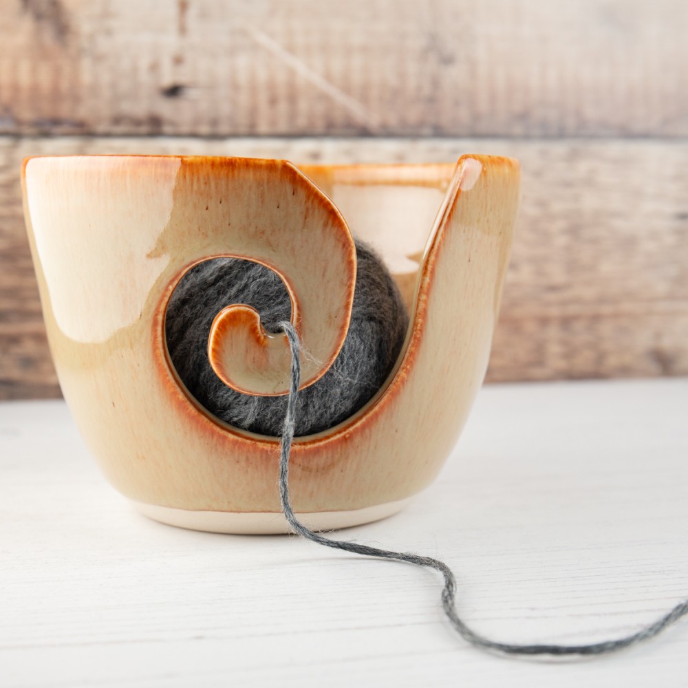 Yarn Bowl – Fiery Orange